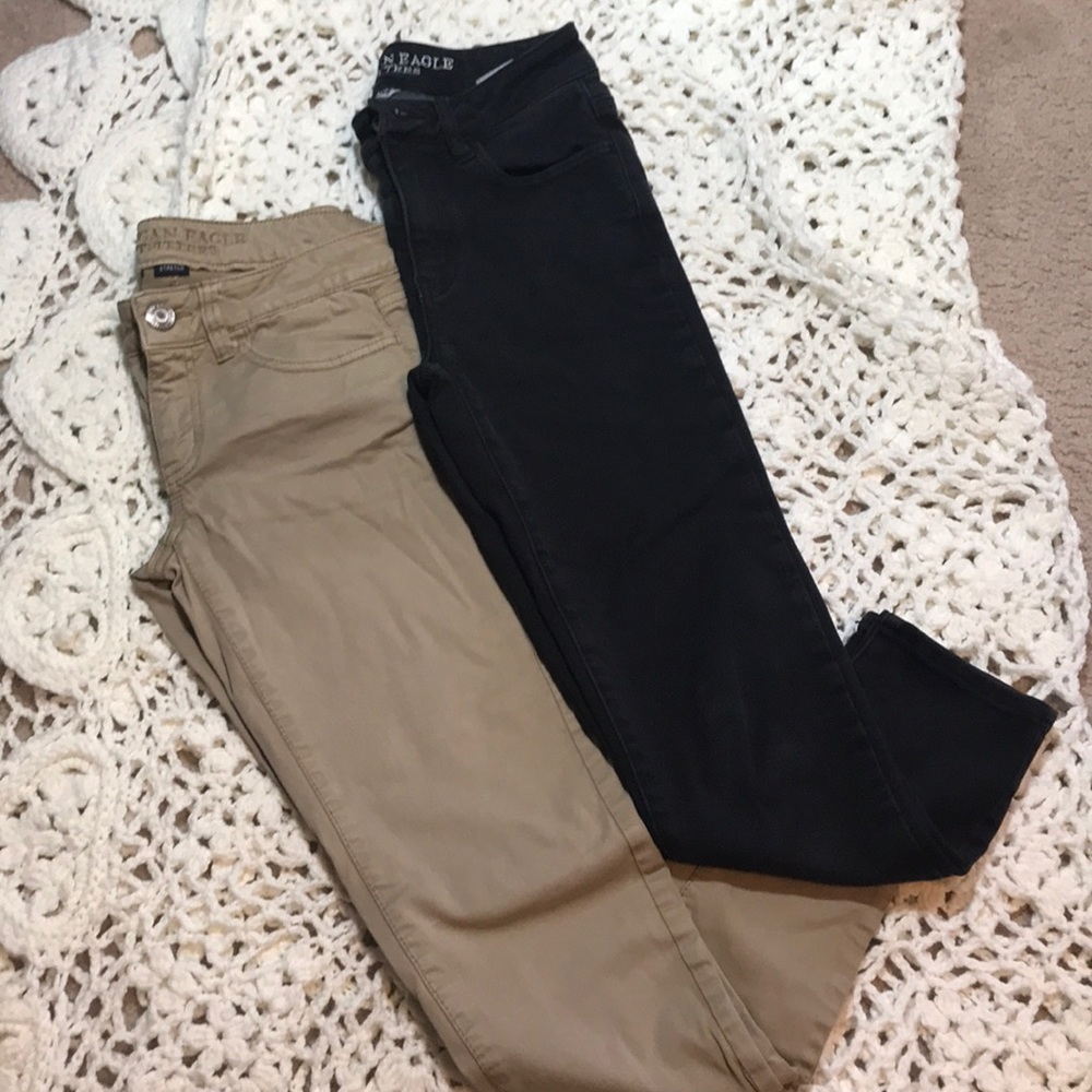 2 pairs of American Eagle pants!